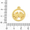 Twelve Constellations Alloy Pendants PALLOY-Q006-01A-G-3