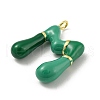 Brass Enamel Pendants X-KK-E093-03G-M-2