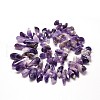 Natural Amethyst Nuggets Bead Strands G-P073-39-2