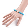 4Pcs 4 Color Handmade Polymer Clay Heishi Surfer Stretch Bracelets Set BJEW-JB07754-3