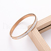 Stainless Steel Rhinestone Hinged Bangles for Women PW-WGDDB51-03-1