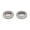 304 Stainless Steel European Beads STAS-Z090-03P-01-2