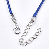 Waxed Cord Necklace Making X-NCOR-T001-26-3