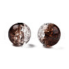 Transparent Crackle Acrylic Beads CACR-N002-26B-1