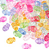 SOFPLATE 100Pcs Transparent Acrylic Beads TACR-SP0001-24-1