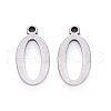 Tarnish Resistant 201 Stainless Steel Charms STAS-R108-00-1