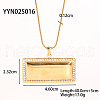 Stainless Steel Geometric Pendant Necklaces for Women RS6771-2-2
