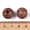Printed Schima Wood Beads WOOD-N017-01C-3