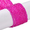 Transparent Glass Beads Strands GLAA-H021-04-23-1
