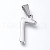 Non-Tarnish 304 Stainless Steel Pendants STAS-L210-05F-P-2