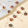 Flower Alloy & Acrylic Jewelry Set FS-WG36751-01-3