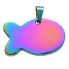 Stainless Steel Stamping Blank Tag Pendants PW-WG685D4-05-1