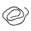 Opaque Glass Beads Strands GLAA-P001-03A-04-3