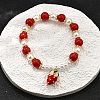 Brass Stretch Bracelets BJEW-C098-02A-2