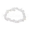 Opalite Chip Beaded Stretch Bracelets for Women Men BJEW-JB10665-05-1