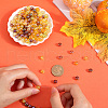 SOFPLATE Thanksgiving Day Themed Transparent Acrylic Beads MACR-SP0001-32B-3