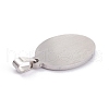 Non-Tarnish 304 Stainless Steel Pendants STAS-G249-01-P-3