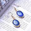 Natural Lapis Lazuli Pendant Jewelry Sets SJEW-JS01130-03-11