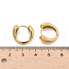 304 Stainless Steel Teardrop Hoop Earrings for Women EJEW-U060-01D-G-5