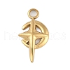 Ion Plating(IP) 304 Stainless Steel Pendants STAS-U019-21G-1