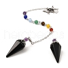 Natural Obsidian Pointed Dowsing Pendulums G-F754-01G-1