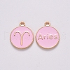 Alloy Enamel Pendants ENAM-S124-01B-09A-1