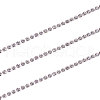 Brass Rhinestone Strass Chains CHC-CJ0001-52-4