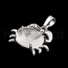 Rack Plating Brass Pendants G-Z033-10P-02-2