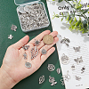   120Pcs 20 Style Tibetan Style Alloy Pendants TIBEP-PH0001-49-7