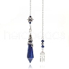 Natural Lapis Lazuli Cone Dowsing Pendulum Big Pendants PW-WG69083-05-1