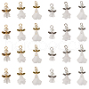  30Pcs 6 Styles Angel Frosted Acrylic Pendants FIND-TA0002-86-2