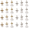  30Pcs 6 Styles Angel Frosted Acrylic Pendants FIND-TA0002-86-2