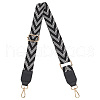 Arrow Pattern Polyester Adjustable Webbing Bag Straps FIND-WH0126-338KCG-1