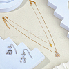 4 Pcs Alloy Chain Extender with Lobster Claw Clasps FIND-WH0126-552-5