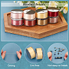Nylon Beading Thread NWIR-WH0005-10T-4