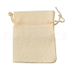 Burlap Packing Pouches Drawstring Bags ABAG-Q050-7x9-13-2