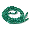 Natural Green Onyx Agate Beads Strands G-C201-B02-3mm-3