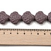 Dyed Natural Lava Rock Beads Strands G-A264-A04-01E-4