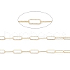 Brass Textured Oval Link Chains CHC-M025-26B-G-2