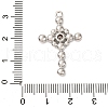 Brass Micro Pave Cubic Zirconia Pendants KK-F895-01P-3
