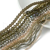 Electroplate Glass Beads Strands EGLA-FS0001-42E-2
