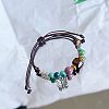 Ceramic Beads Braided Bead Bracelets FS-WG18053-01-1