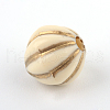 Pumpkin Plating Acrylic Beads X-PACR-Q102-200A-2