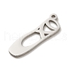 Non-Tarnish 304 Stainless Steel Pendants STAS-O005-16P-2
