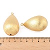 Teardrop Brass Pendants KK-M327-05G-3
