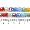 Electroplate Glass Beads Strands EGLA-D300-11-8mm-4