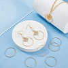 Unicraftale 30Pcs Brass Linking Rings KK-UN0002-64-2