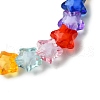 Transparent Acrylic Star Stretch Beaded Bracelets for Women BJEW-JB11519-3