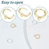 GOMAKERER 4Pcs 2 Style 925 Sterling Silver Hoop Earrings STER-GO0001-07-3