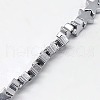 Electroplate Non-magnetic Synthetic Hematite Beads Strands G-J173-4x4mm-02-3